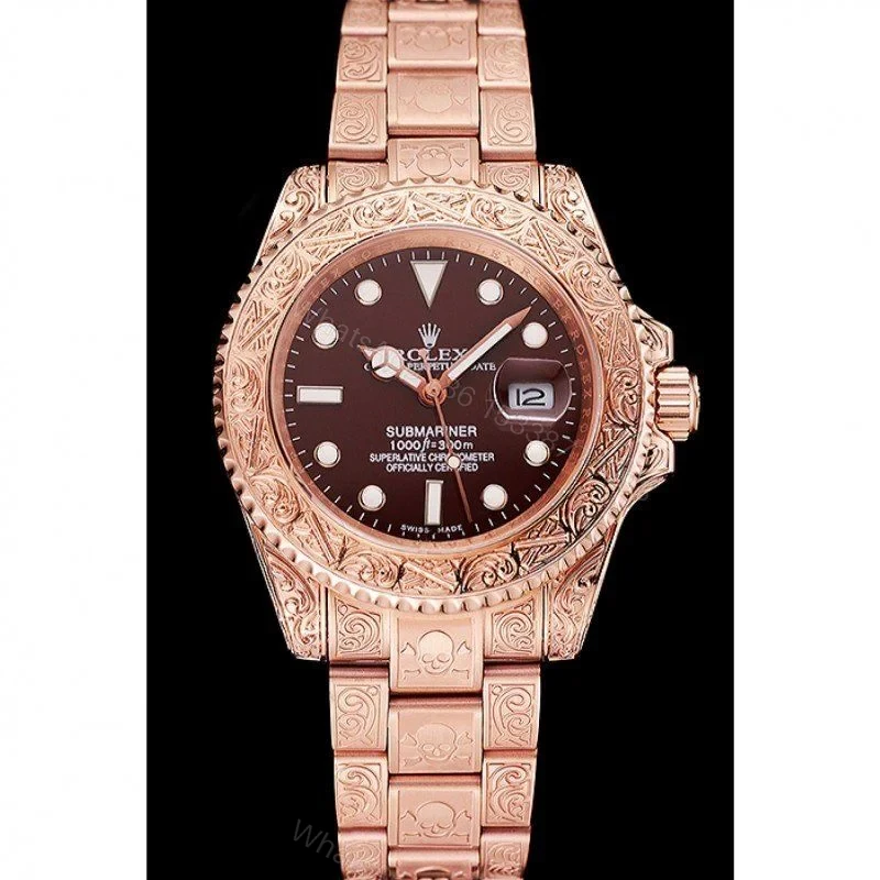 View 2 of Superclone Rolex Submariner Brown Dial 1454087