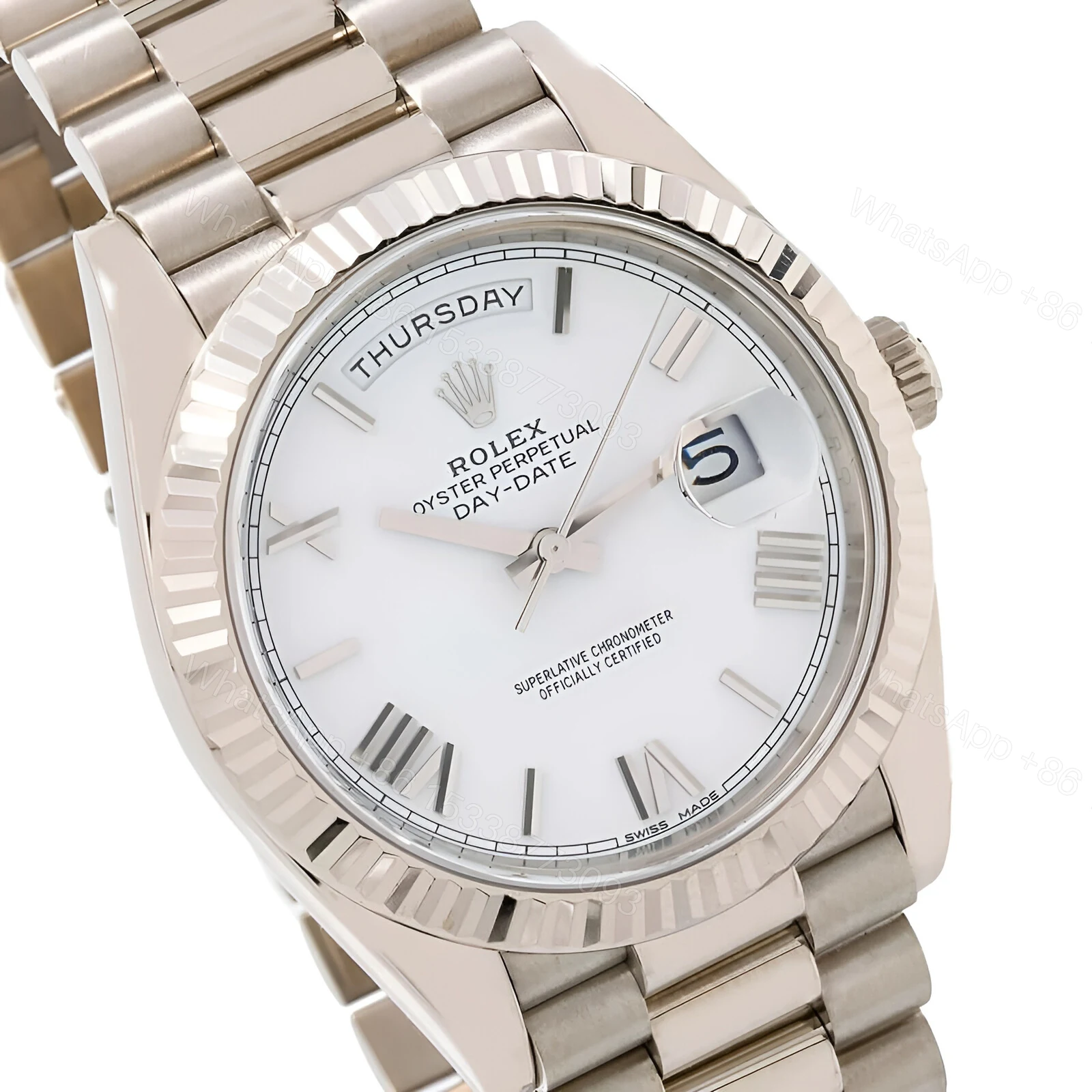 View 2 of Rolex Day-Date Stripe Dial Replica