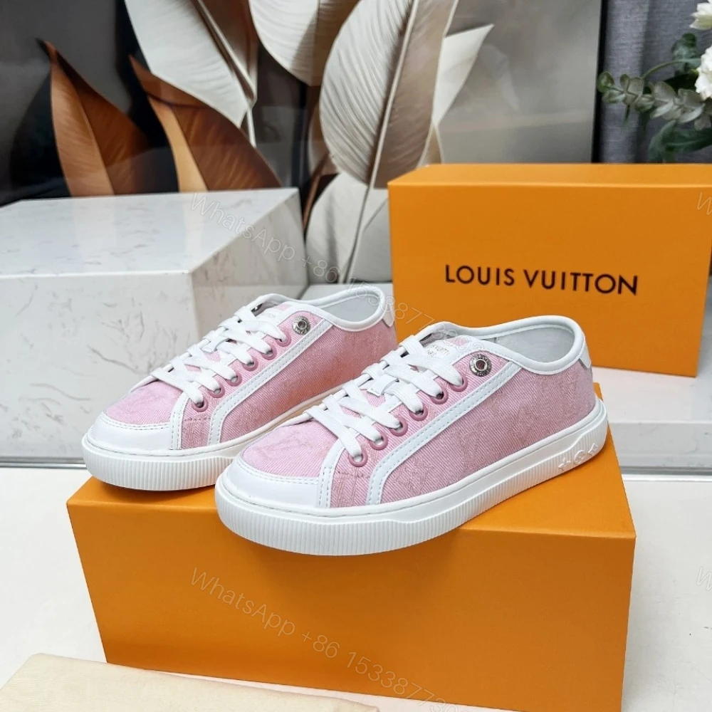 View 2 of LOUIS VUITTON LV LAGOON SNEAKER DENIM ROSE 1AGYFO