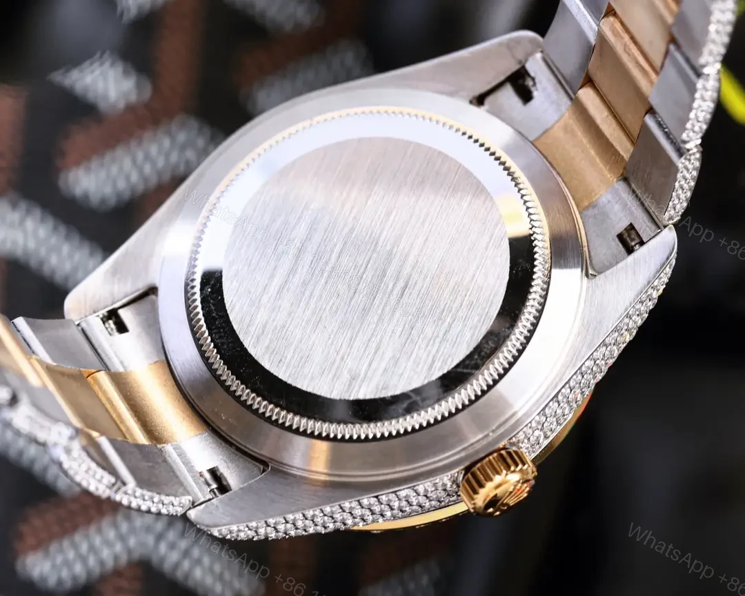 View 6 of Best Rolex Sky Dweller Diamond replica 42MM Two-Tone Oyster Bracelet Edition RG-SKYDWELLER-DIAMOND-TT-OYSTER-42