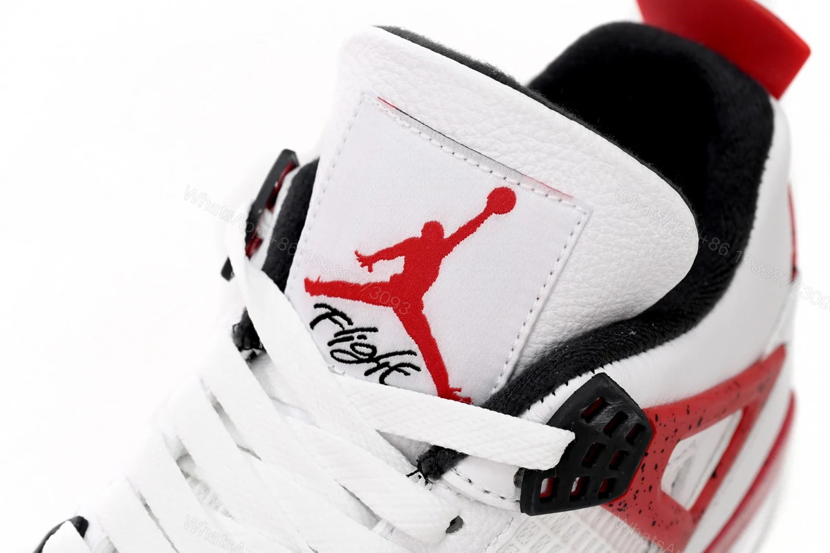View 8 of Air Jordan 4 Retro Red Cement DH6927-161