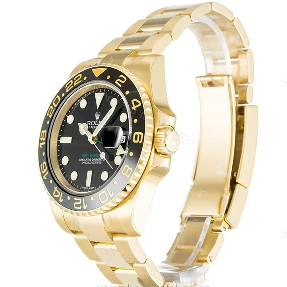 View 2 of Replica Rolex GMT-Master II Black Dial 116718