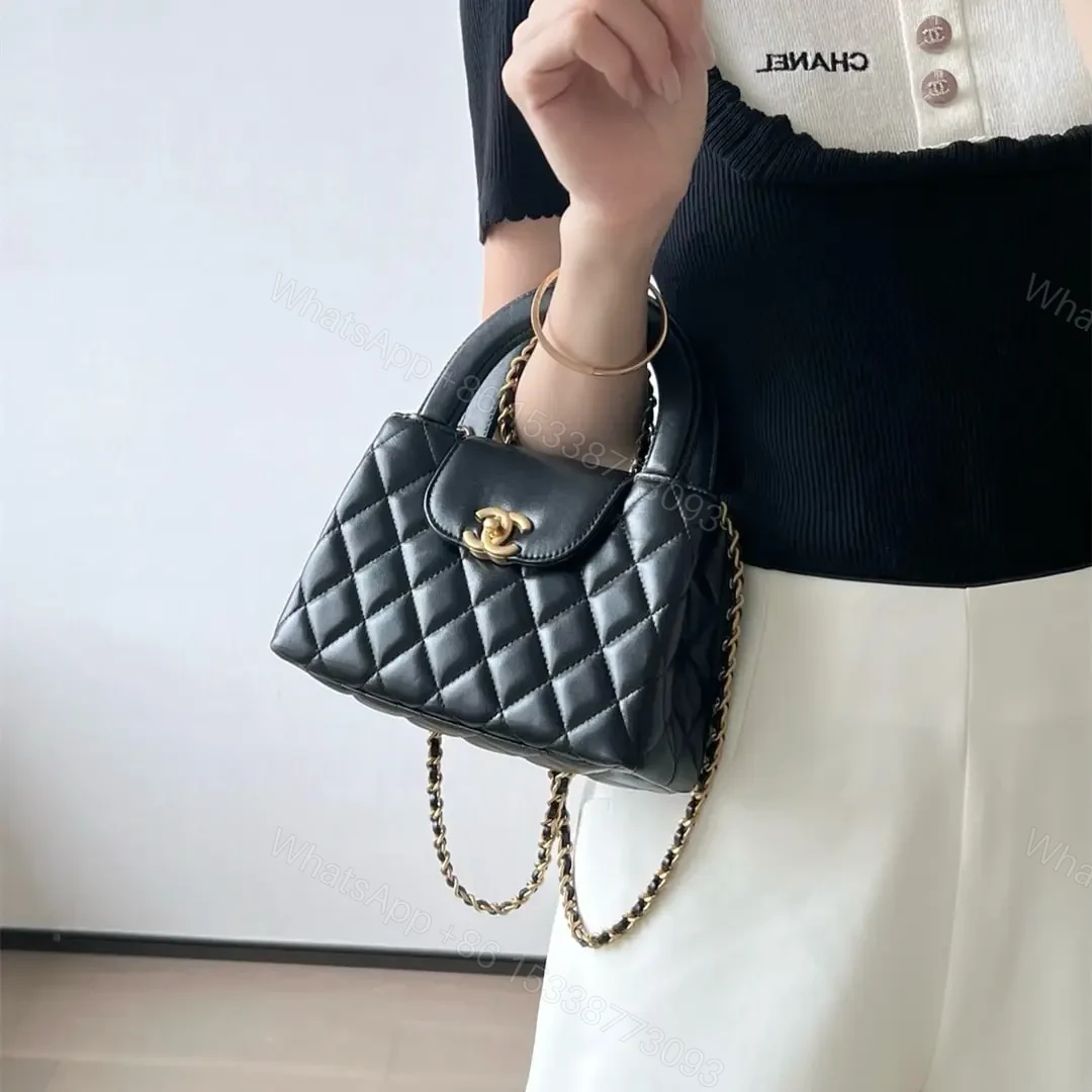 View 17 of 高仿Chanel*25A系列AS4416Kelly羊皮單肩包Mini黑色免檢版