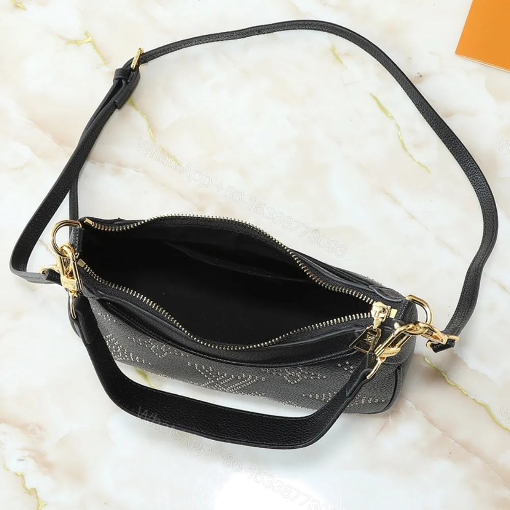 View 8 of LOUIS VUITTON BAGATELLE BLACK 24CM M46735