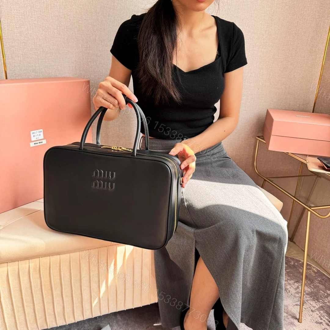 View 15 of 高仿miumiu*5BB17長肩帶公文包黑色免檢版