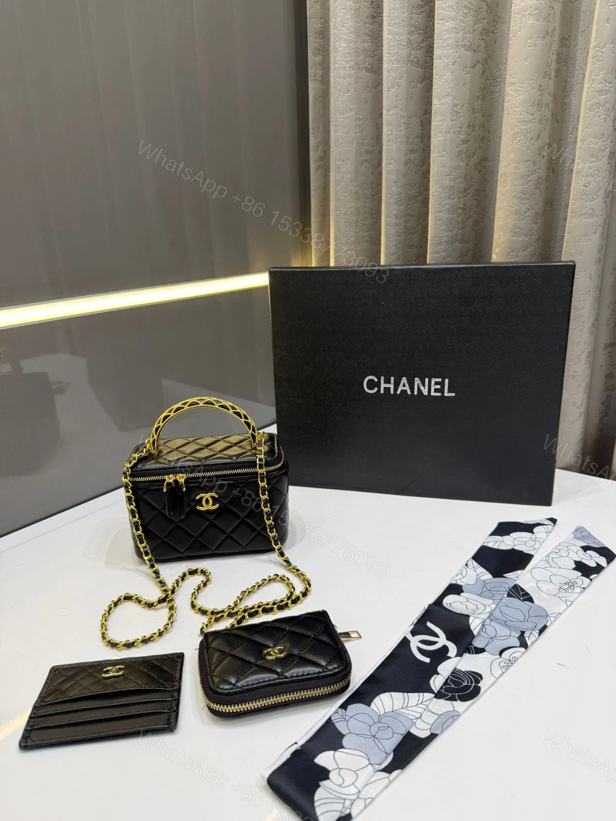 View 7 of FIRST COPY CHANEL 24B VANITY CASE BAG
