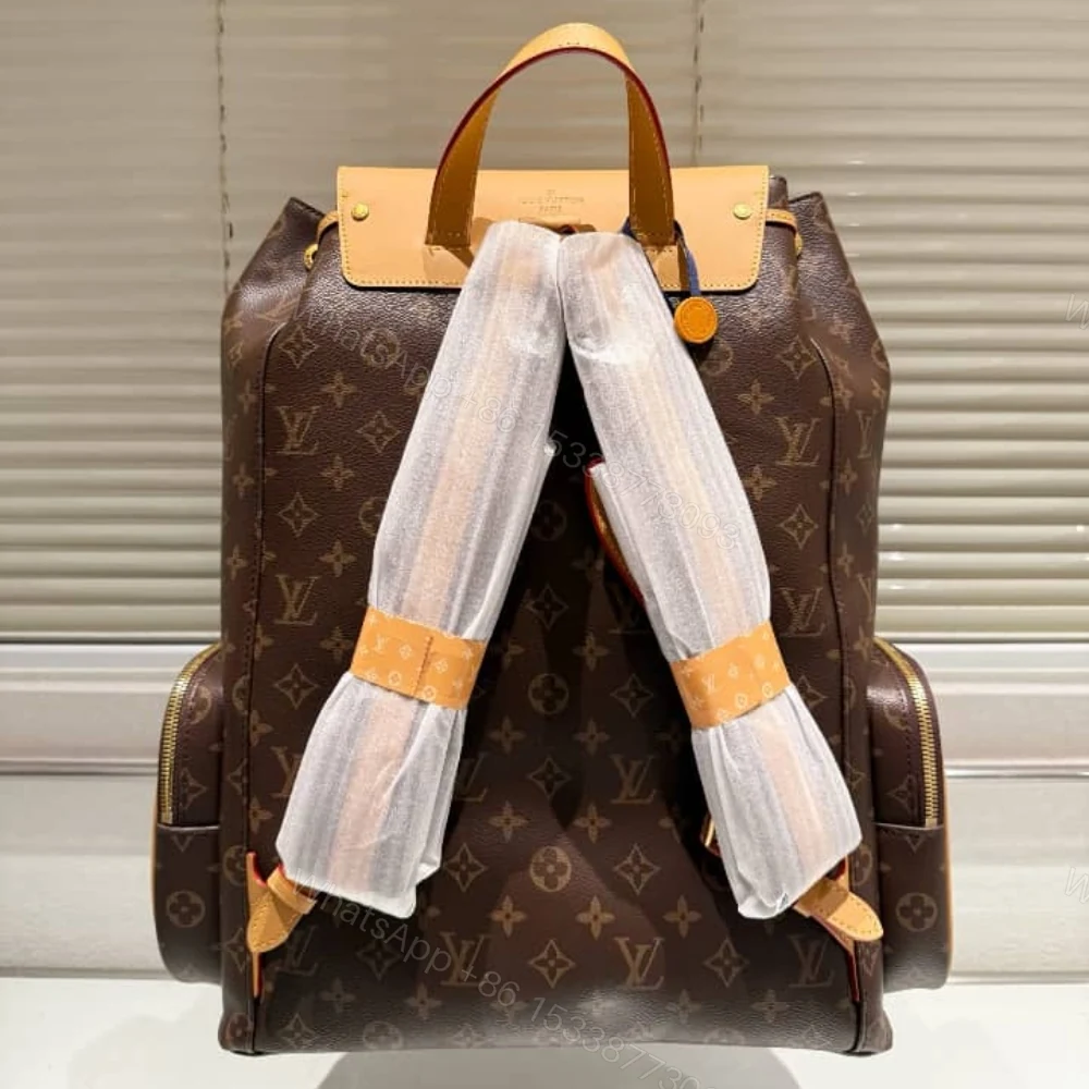 View 4 of Louis Vuitton Trio Backpack Monogram Canvas Brown 43Cm M44658