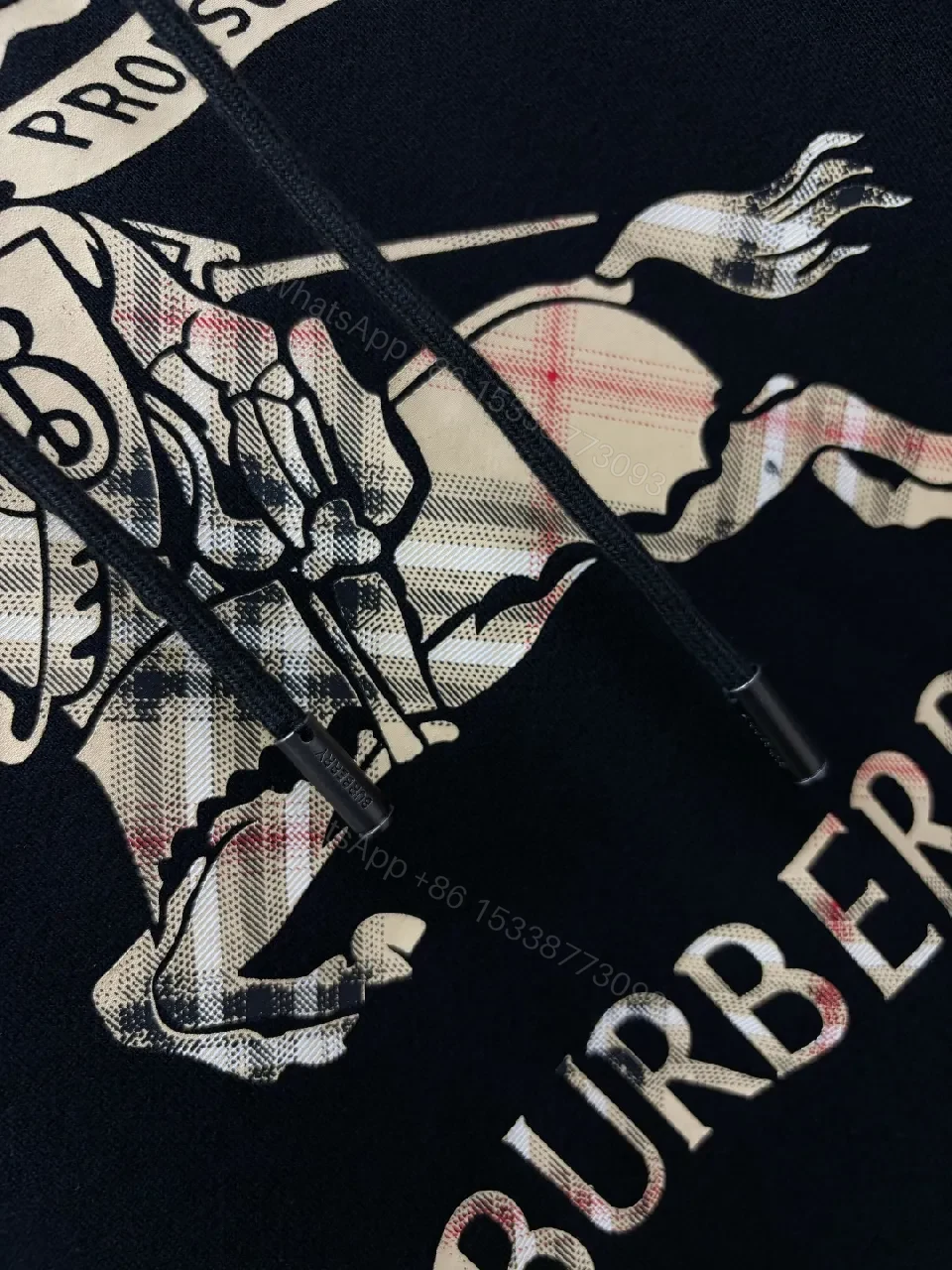 View 4 of Bold Graphic Hoodie: Black Fleece, Luxe Streetwear