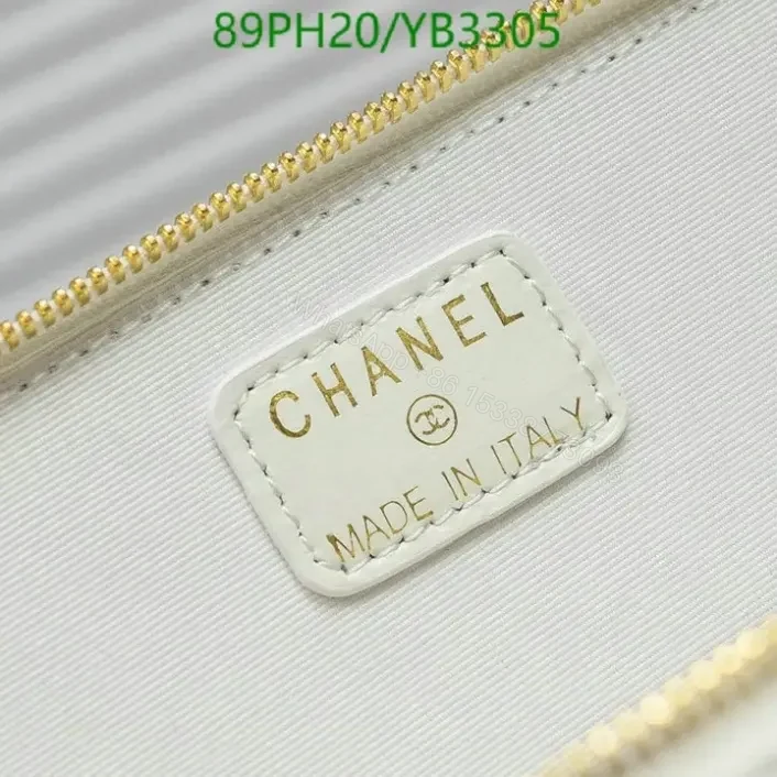 View 13 of Chanel Leather Vanity Black Bag with Chain YB33055