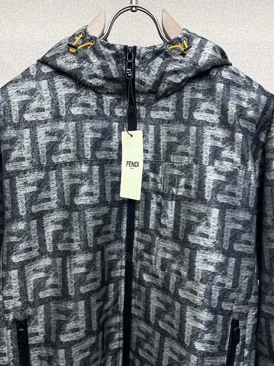 View 10 of Hooded Zip Jacket — Signature Pattern, All-Season Comfort