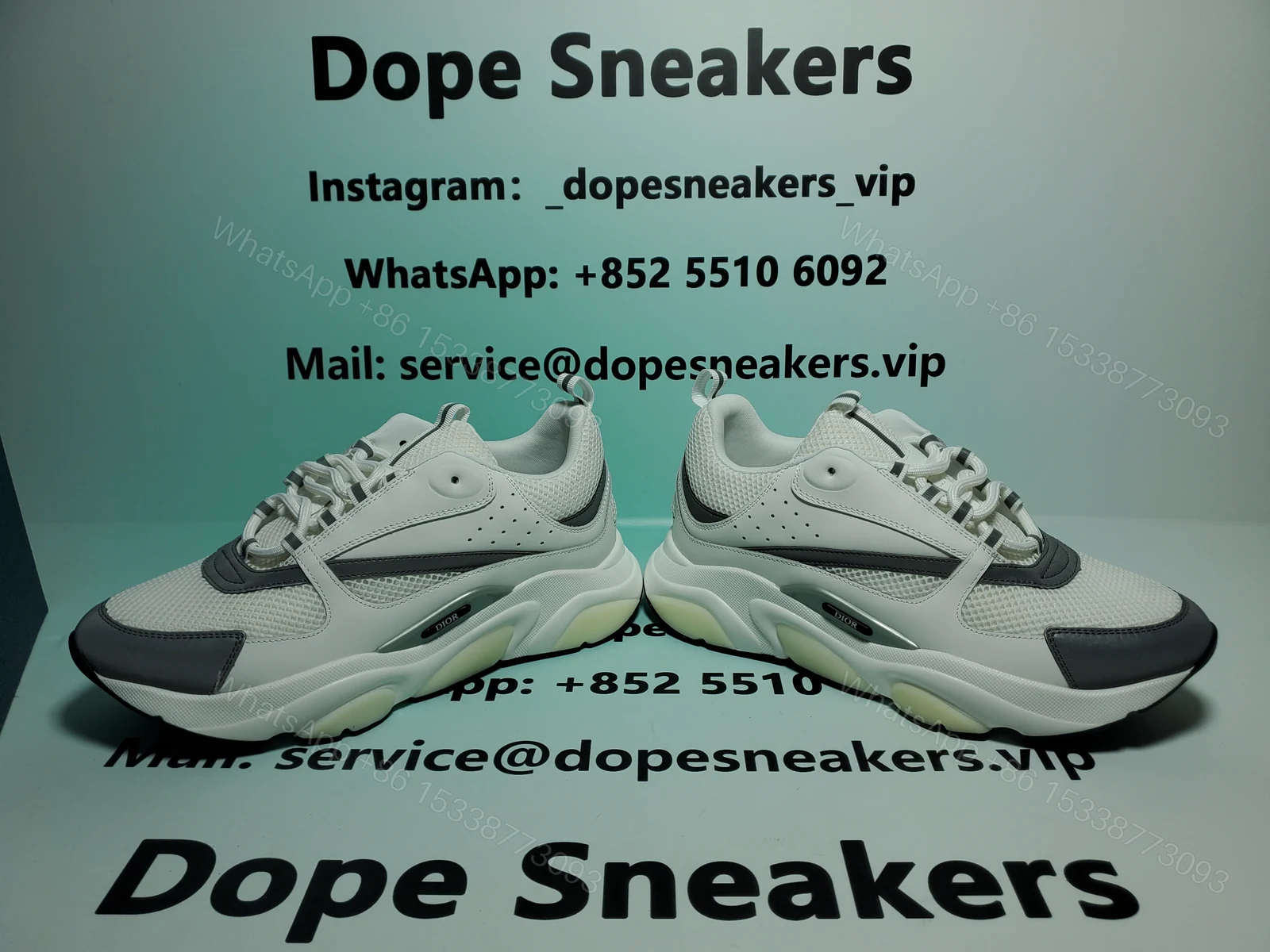 View 2 of Dior B22 White Grey