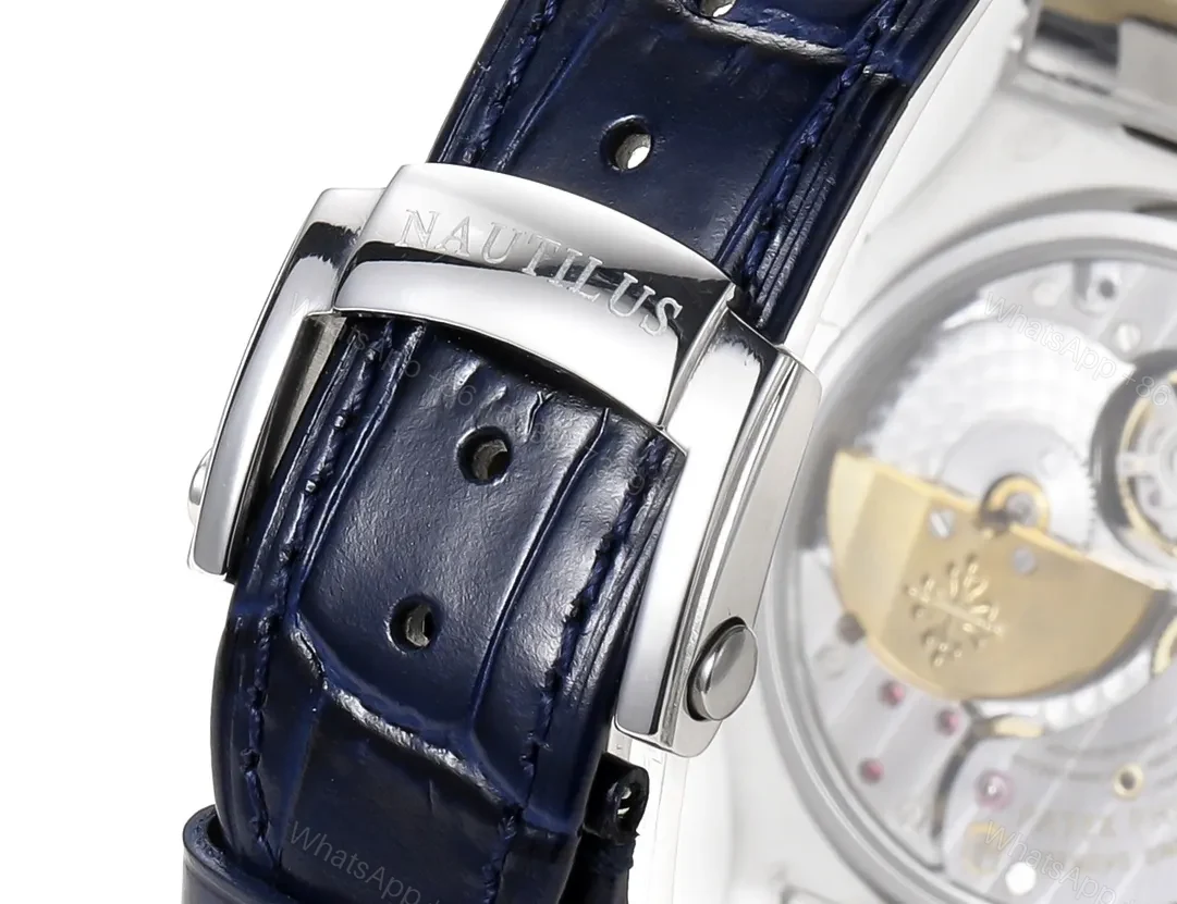 View 9 of Patek Philippe Blue Nautilus Watch