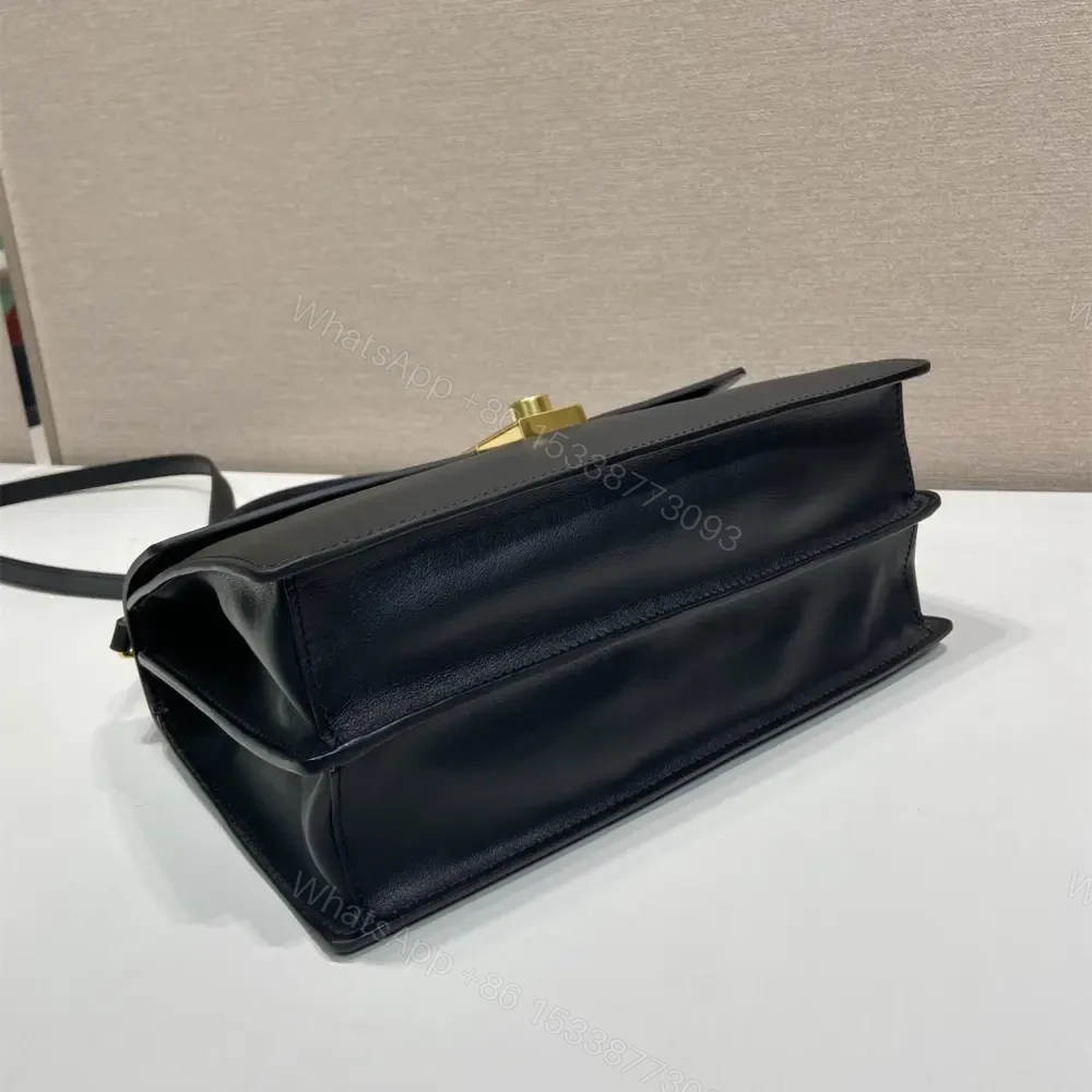 View 6 of 高仿Prada*SoftSound系列1BN023斜挎包黑色中號免檢版
