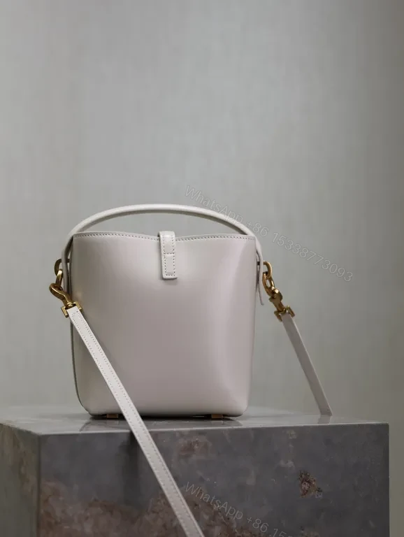 View 3 of Bold YSL-Influenced Mini Satchel: Structured, Luxe, Crossbody Bag