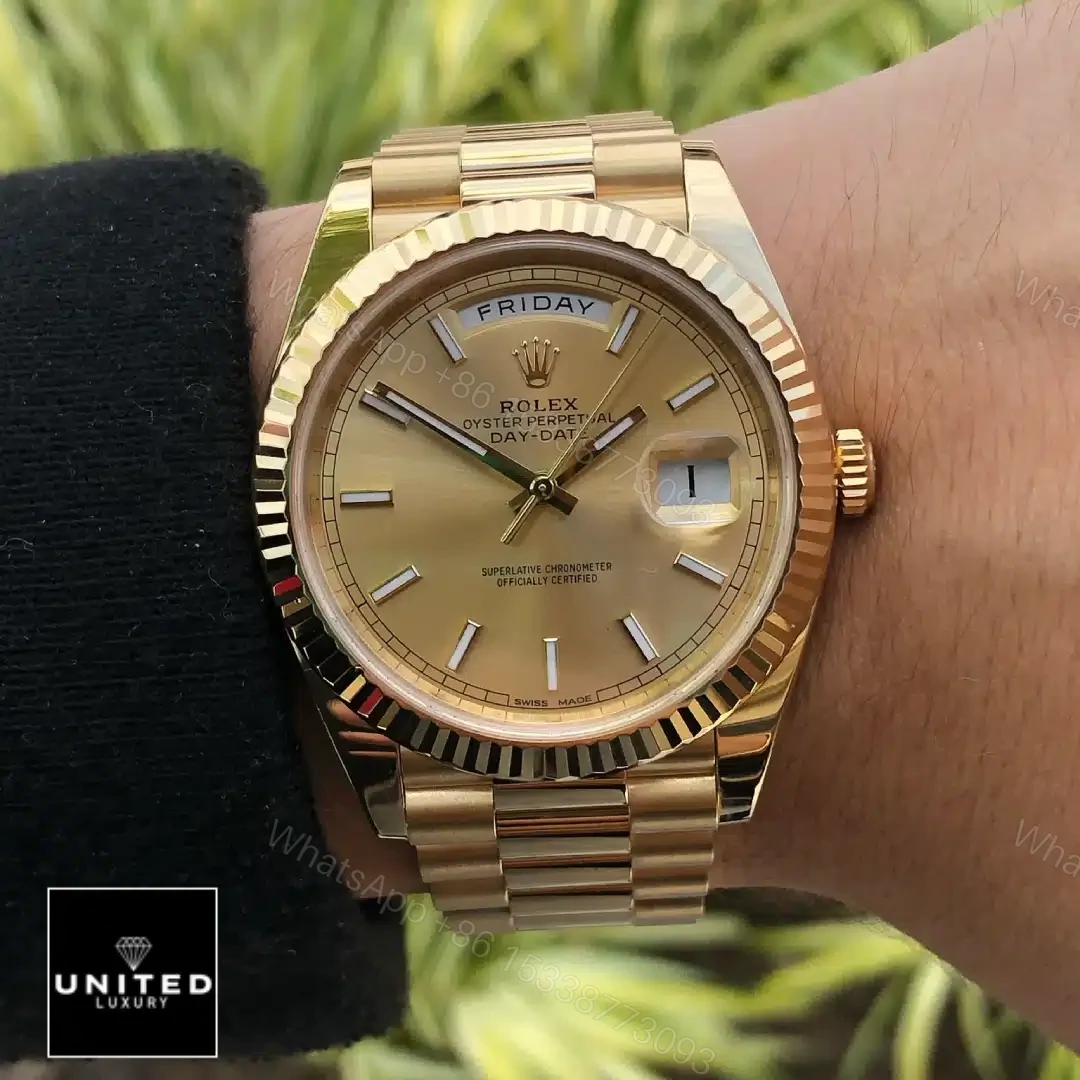View 8 of Day-Date 40 Gold Replica