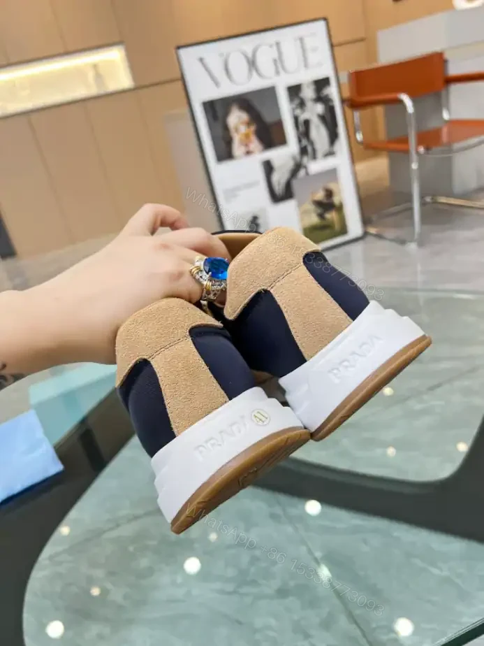 View 7 of PRAX 01 DELAVÉ SUEDE AND RE-NYLON SNEAKERS – PRD048