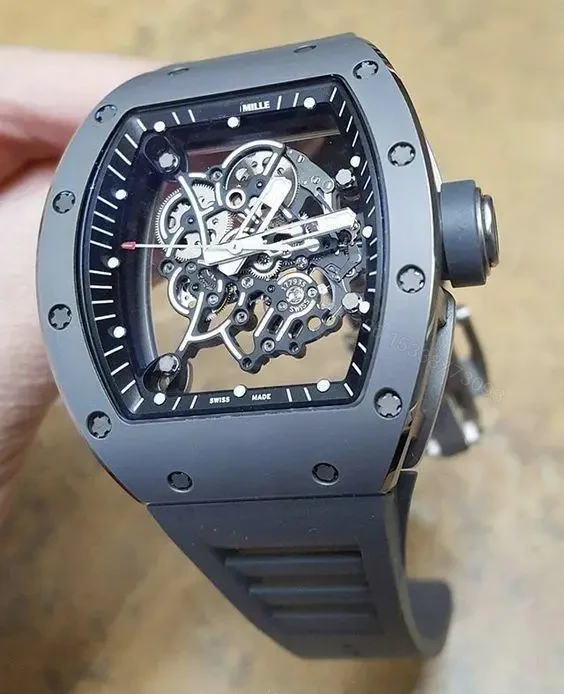 View 3 of Richard Mille Swiss Clone – RM55 Bubba Watson Black