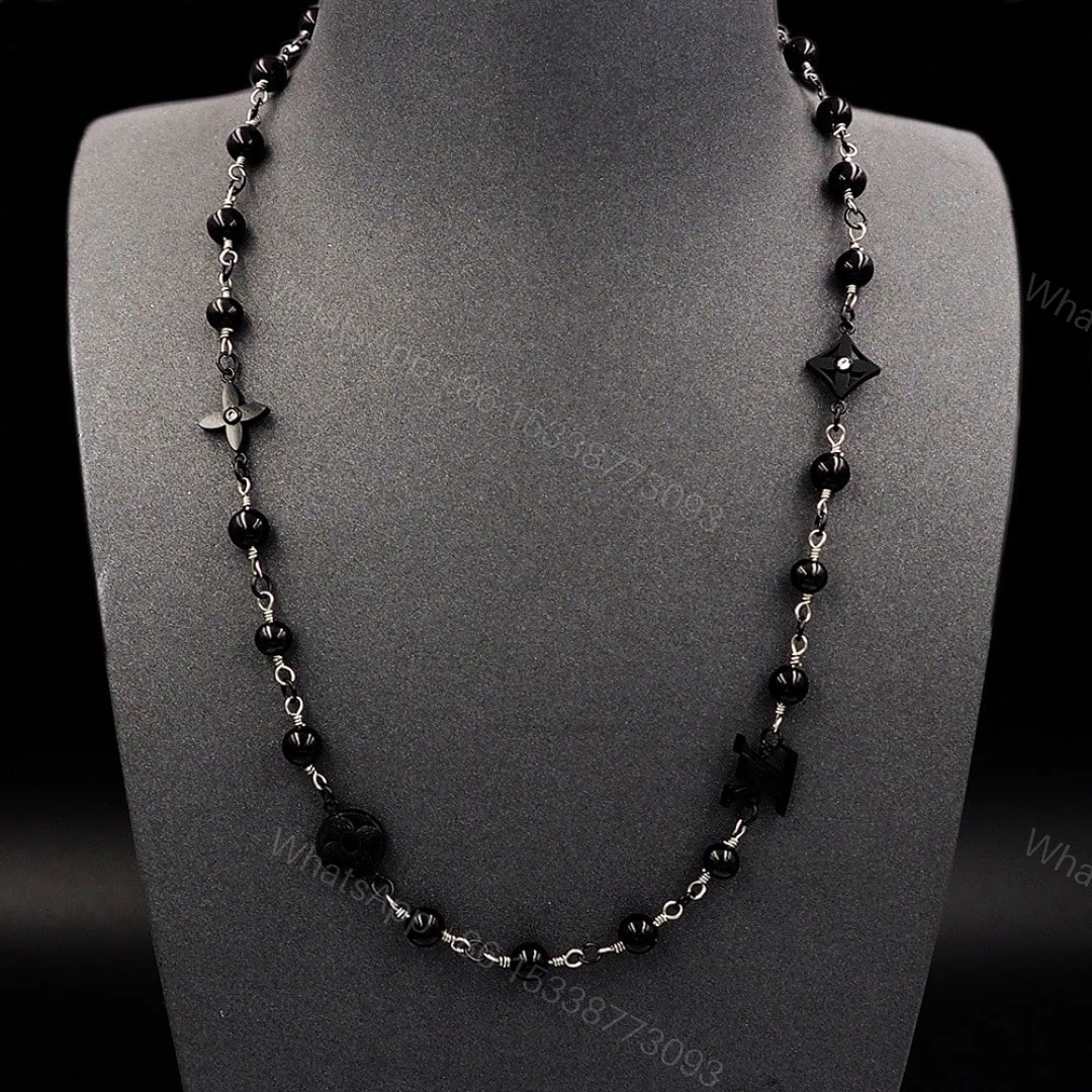 View 2 of LOUIS VUITTON LV PEARLS NECKLACE BLACK M02445