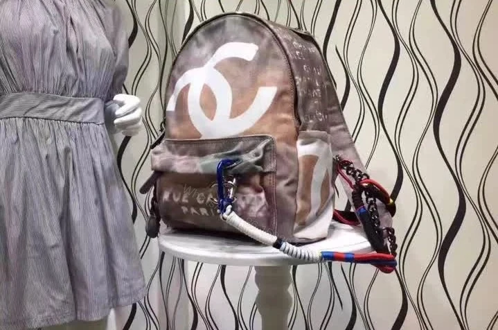 View 10 of Chanel Replica Graffiti Art School Backpack