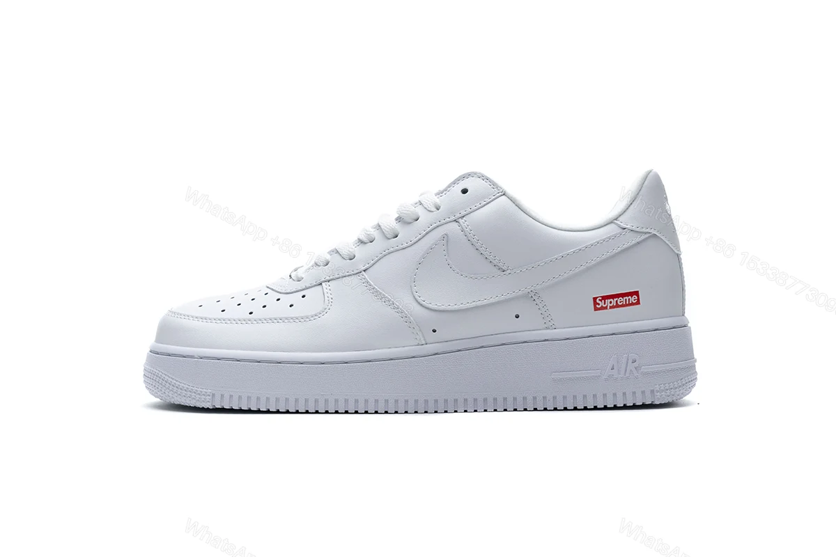 View 14 of Supreme x Air Force 1 Low White CU9225-100