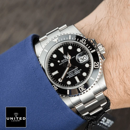 View 14 of Rolex Submariner 116610ln-0001 Ceramic Black Dial Replica