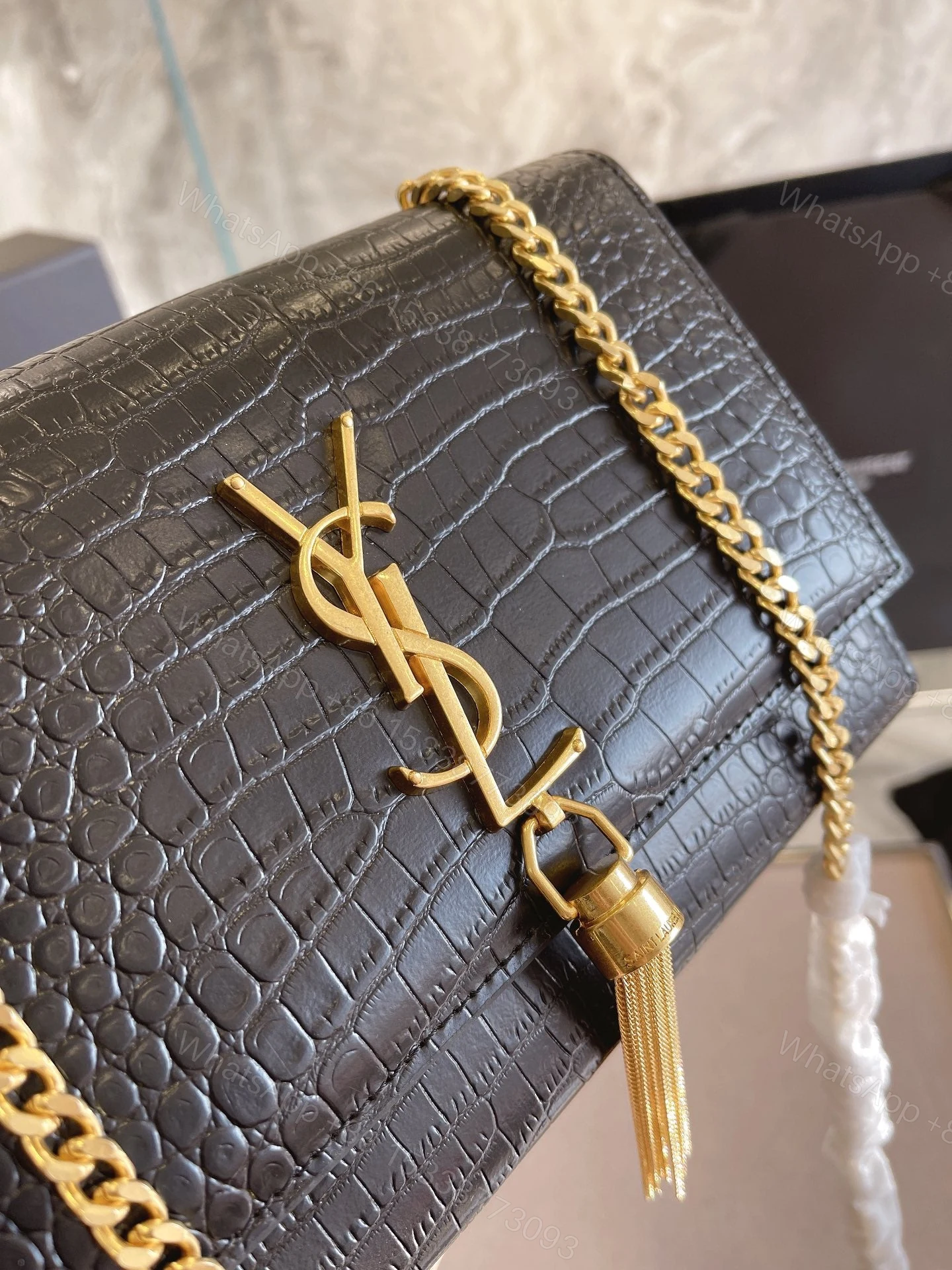View 2 of Saint Laurent Kate Medium Tassel Shoulder Bag Women
