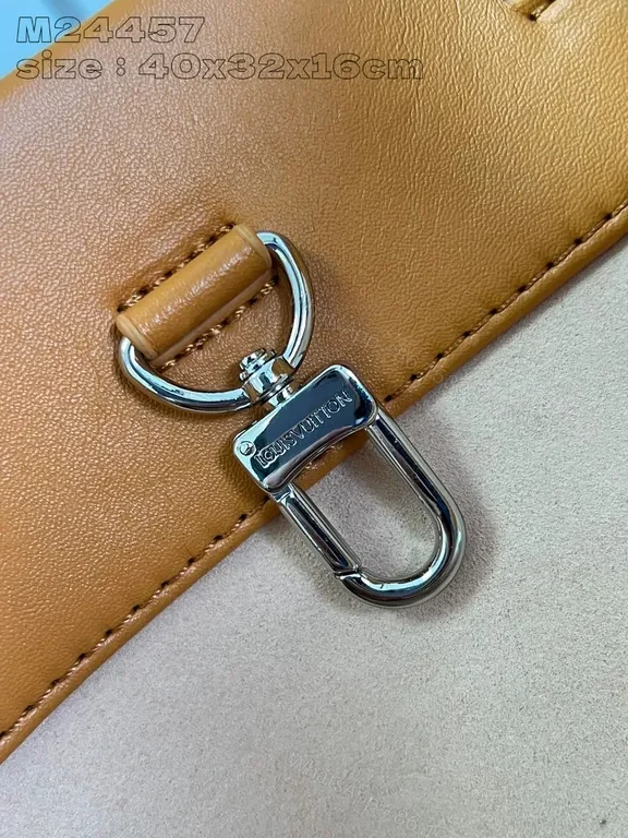 View 9 of Blue Leather-Style Luxe Tote: Modern, Durable, Everyday Statement