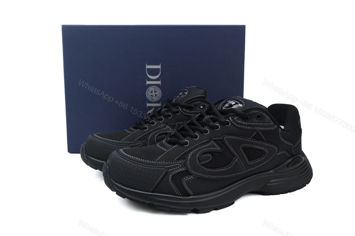 Dior B30 Sneakers Black — view 2
