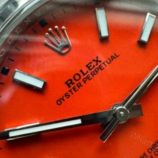 View 3 of Clean FACTORY 1:1 Rolex Oyster Perpetual 124300 41mm 904L Best Edition Red Dial VR3230