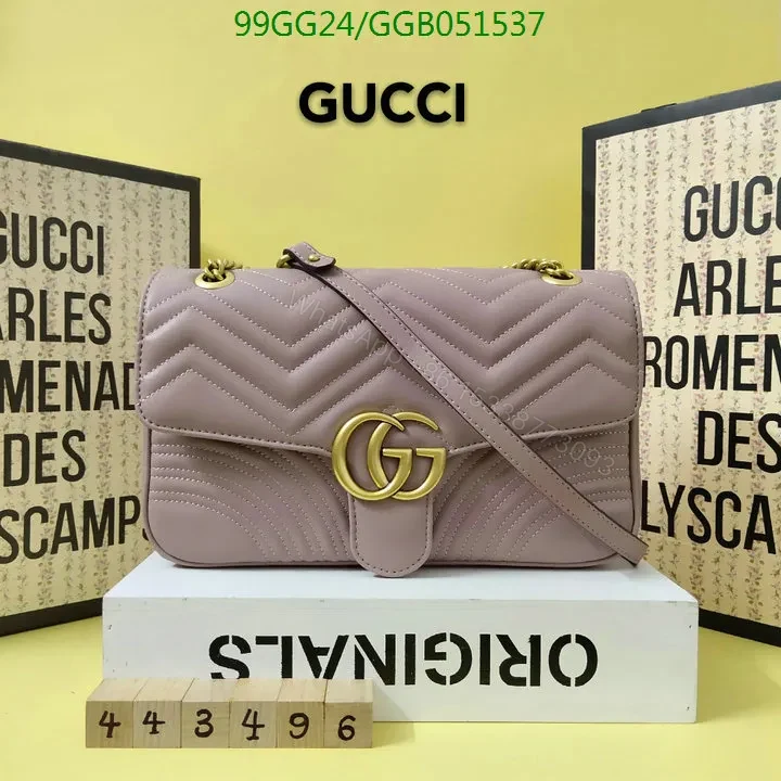 View 4 of Medium Gucci GG Marmont Shoulder Bag in Whitewith Gold Hardware 543219