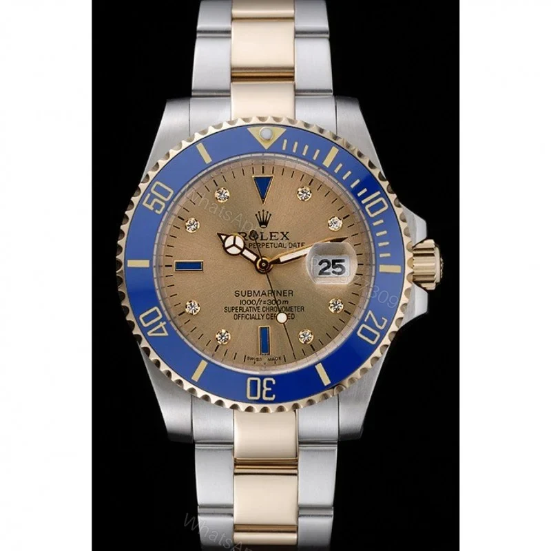 View 2 of Replica Rolex Submariner Gold Dial rl55