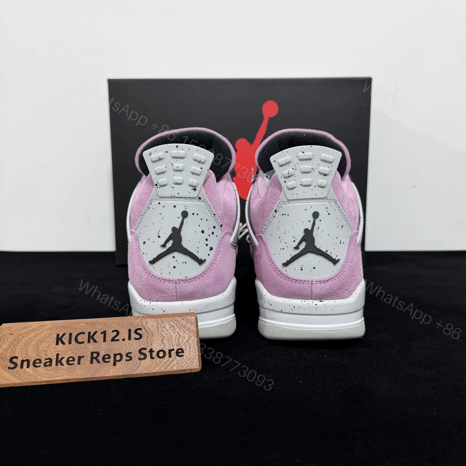 View 6 of Air Jordan 4 Orchid Reps