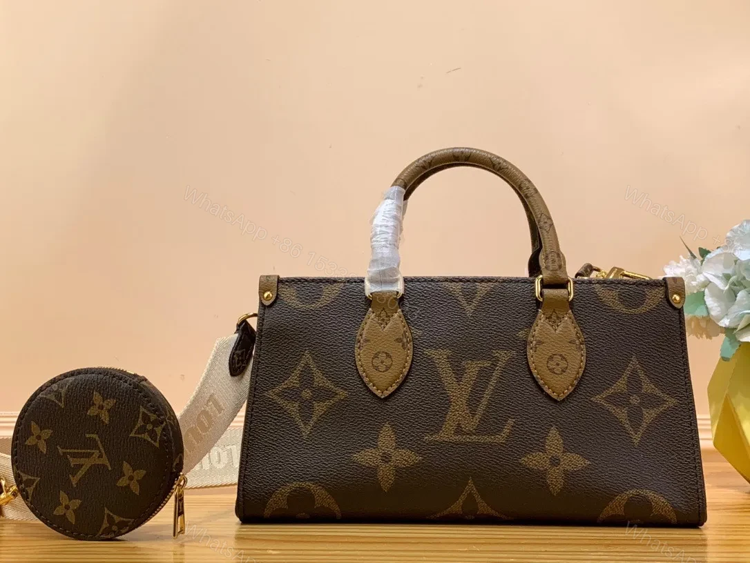 View 2 of Louis Vuitton LV On The Go Mini Handbags Mono Pattern 25x13x10cm