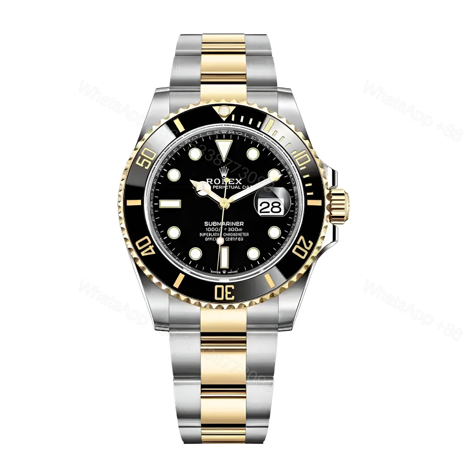 Rolex Submariner Date 126613LN Two-Tone Black Dial Replica — view 1
