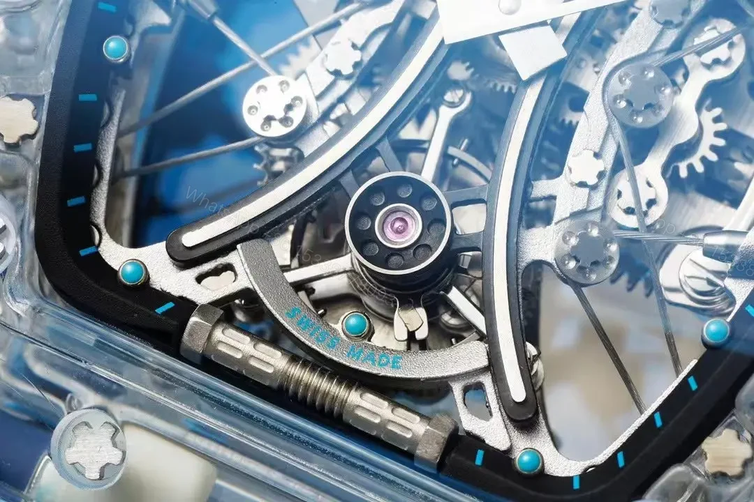 View 13 of Richard Mille Swiss Made Clone RM 53-02 Real Sapphire Edition