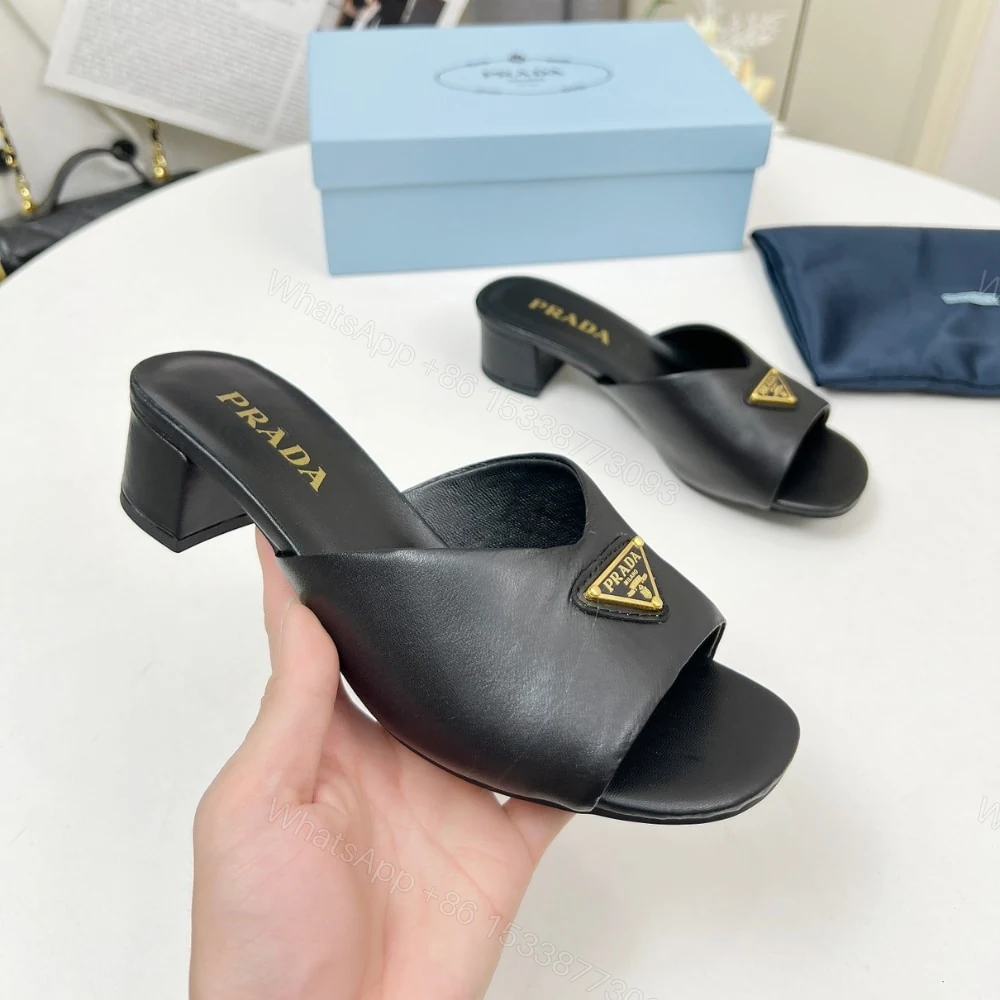 View 4 of PRADA PADDED NAPPA LEATHER SANDALS BLACK 1XX711 2DL8 F0002 F A035