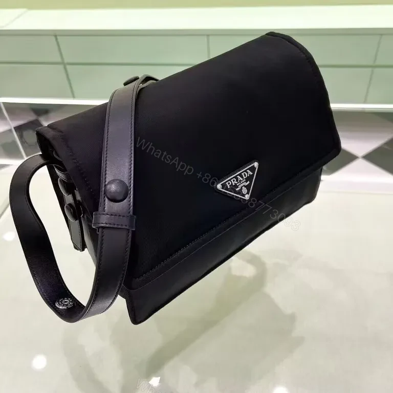 View 2 of Chic Black Crossbody â€“ Weather-Resistant, Gunmetal Hardware Lifestyle Bag