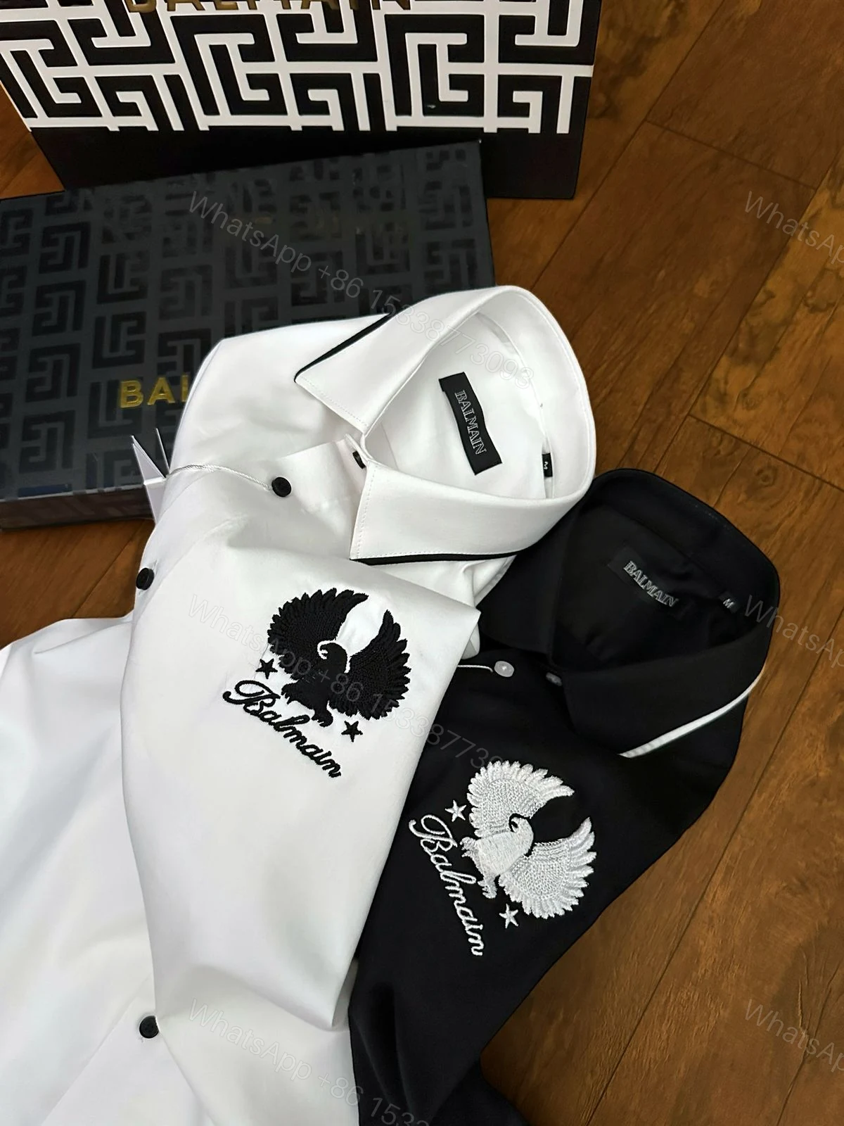 View 10 of FIRST COPY BALMAIN PARIS COTTON PREMIUM SHIRT
