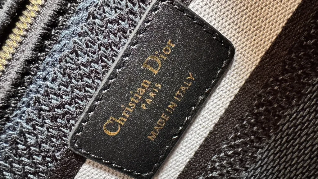 View 7 of Dior Compact Satchel: Textured Luxury with Bold Branding
