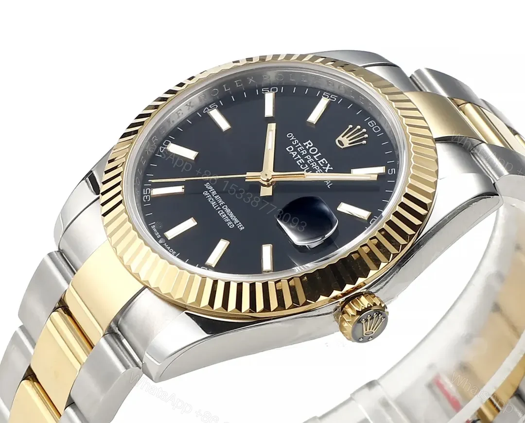 View 5 of KZ Factory Clean Factory JVS Rolex Datejust Black Two-Tone Watch