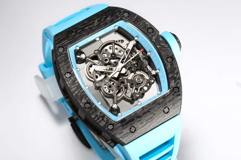 View 2 of EUR Factory Richard Mille RM055 Blue Carbon Watch