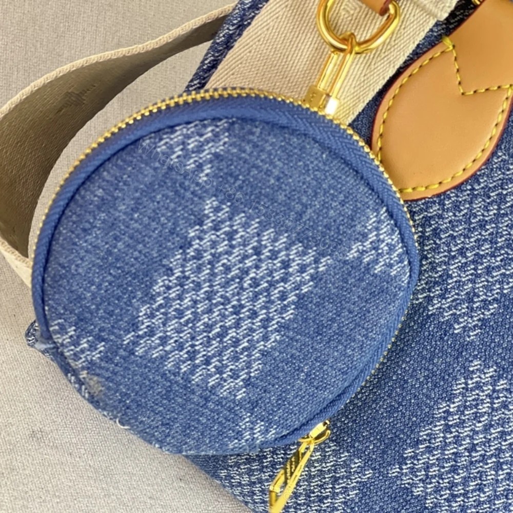 View 6 of Louis Vuitton Onthego PM Blue Denim 25Cm