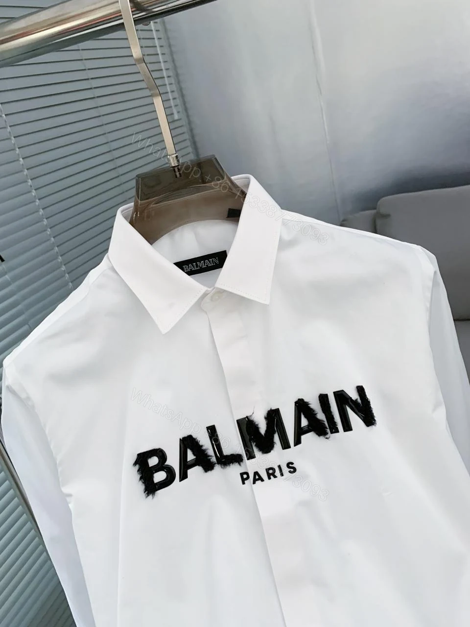 View 5 of Balmain Paris Cotton Lycra Premium Shirts First Copy | AAA+ Imported Replica