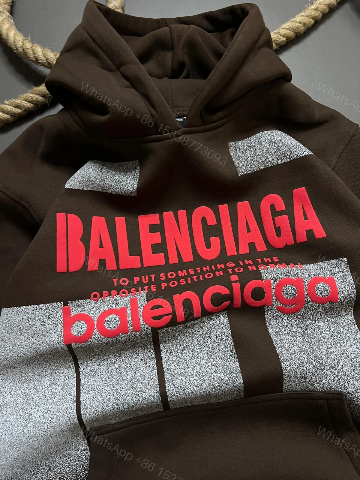 View 2 of FIRST COPY BALENCIAGA PREMIUM QUALITY HOODIE