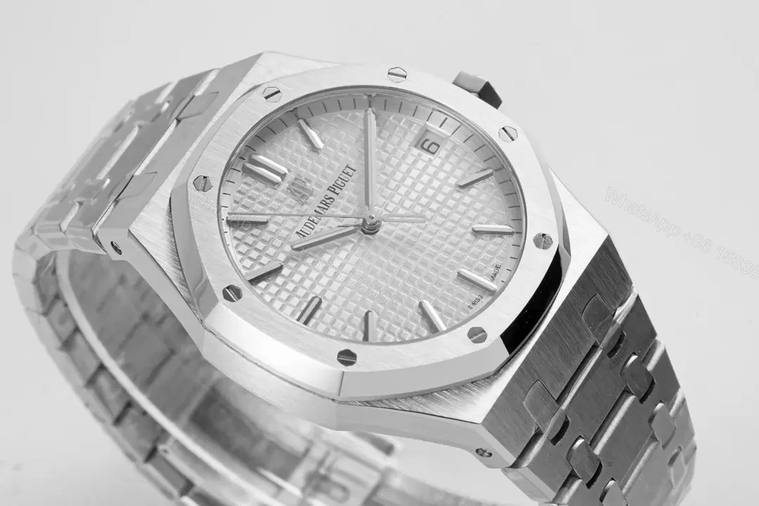 View 2 of V9 Factory Audemars Piguet Royal Oak 15500V2 Edition – Silver Stainless Steel Watch with Cal. 4302 Movement
