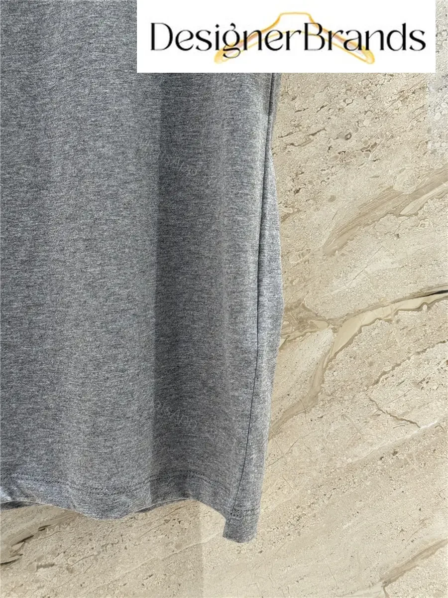 View 6 of Prada Grey Cotton Short-Sleeve T-Shirt