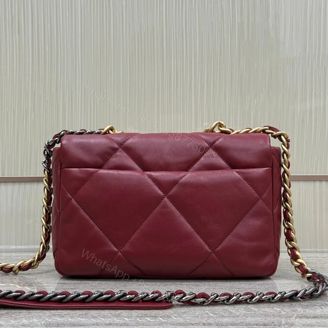 View 4 of CHANEL 19 Bag Small Red