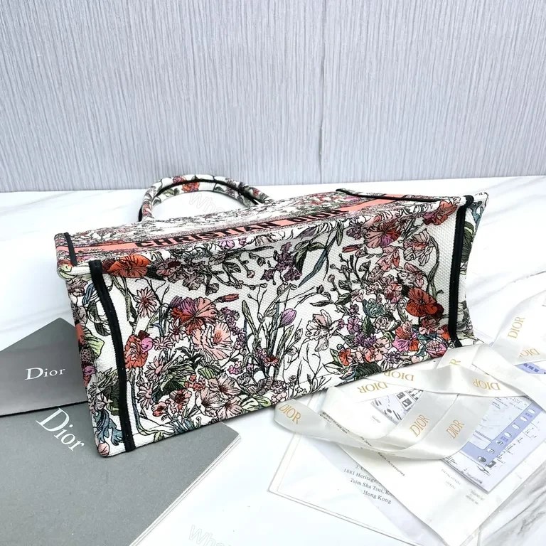View 8 of Vibrant Floral Canvas Tote: Luxury Everyday Carry-All