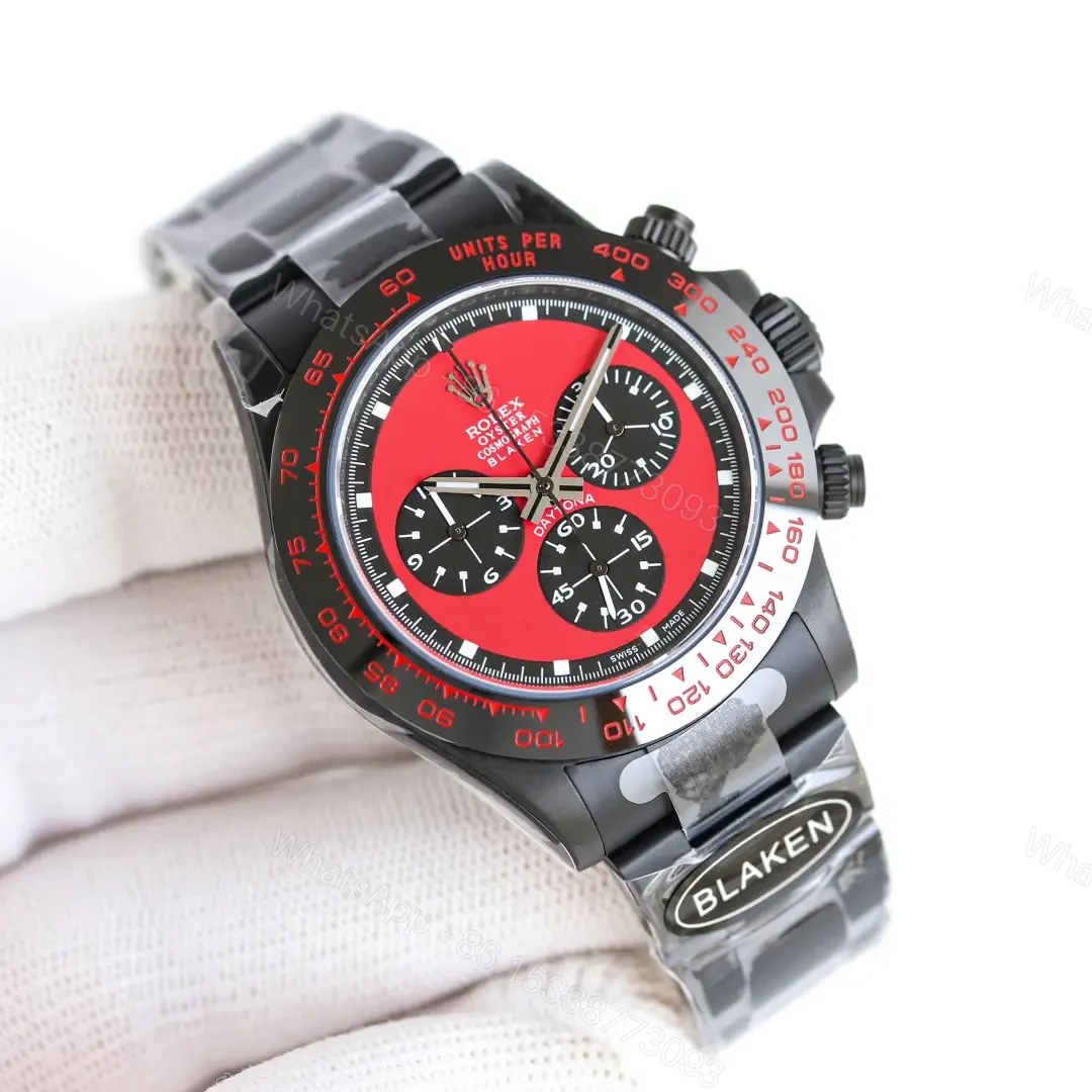 View 2 of Rolex Daytona Red Dial Black Ceramic Bezel 40mm ROLEX-DAYTONA-RED-BLK-CER-40