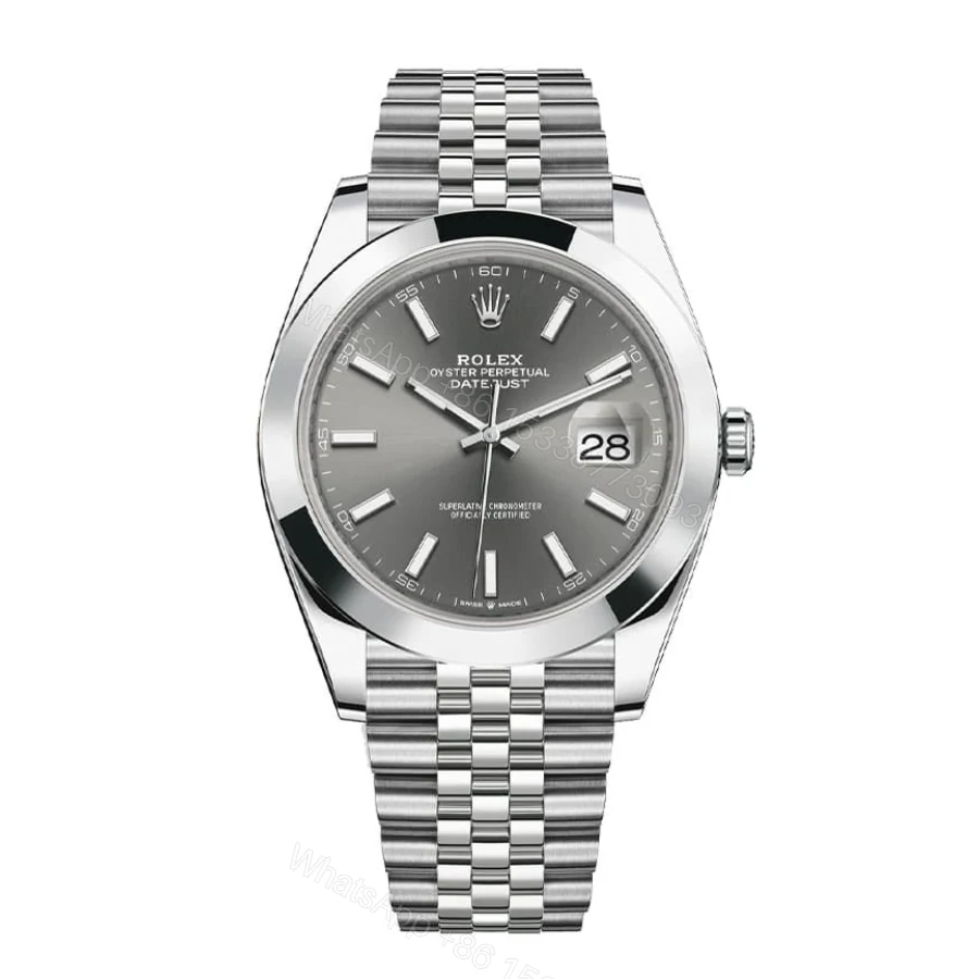Rolex Datejust 126300 Stainless Steel Grey Dial Super Clone — view 1